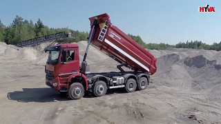 Mercedes Arocs - tippvagn KH-KIPPER med Hyva Alpha hydraulik