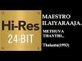 Methuva Thanthi 24Bit Hires I I Thalattu 1993 I I Ilaiyaraaja I I Mano I I Minmini