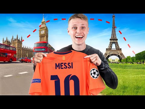 I Flew To Paris To Buy A MATCHWORN Messi Shirt! Video