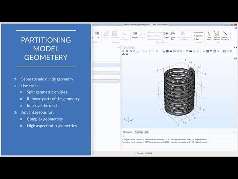 How to Use Partition Operations in COMSOL Multiphysics®