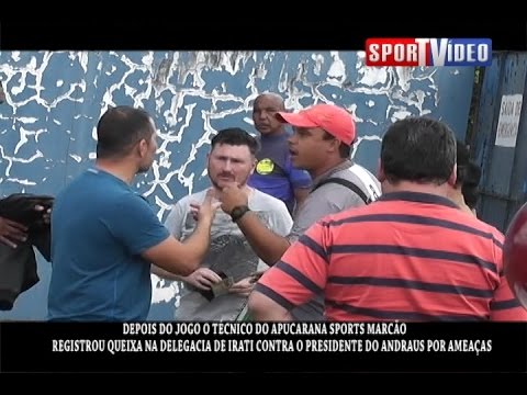 ANDRAUS  X  APUCARANA SPORTS - IMAGENS DE AGRESSÕES.