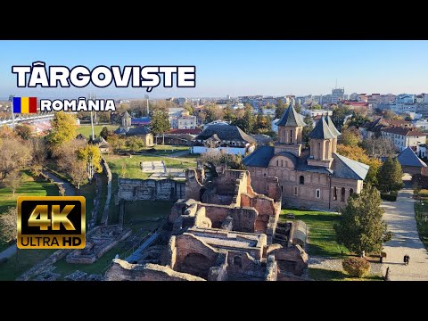 Targoviste, Romania Walking tour [4K video]