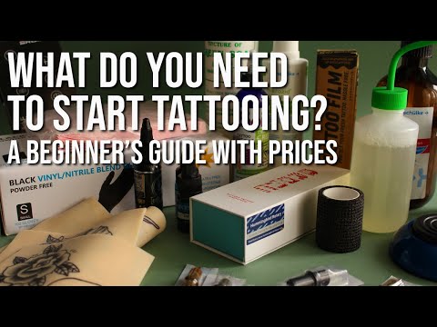 THE ULTIMATE BEGINNER'S GUIDE TO TATTOO SUPPLIES | What do you need to start tattooing with prices!