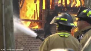 Family of Somer Thomspon burn down house where she died