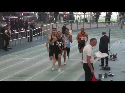 400m Senior Men semi final 1 South of England Indoor Championships 06022022