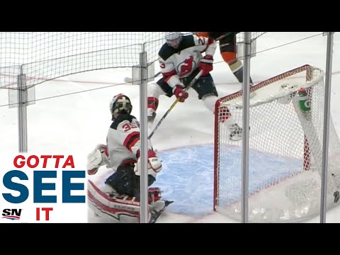 GOTTA SEE IT: New Jersey Devils Score THREE OWN GOALS! vs. Anaheim Ducks
