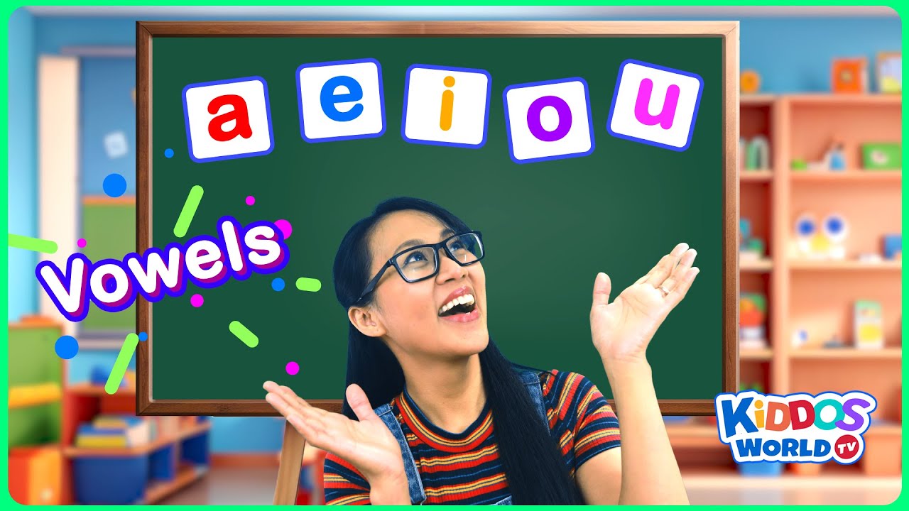 Learning the Vowels Sounds for your Kiddos - Teaching the Letter Vowels by Miss V