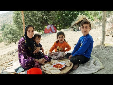 The Hardworking Mother's Culinary Magic: Cooking Local Bread and Traditional Delights for the Family