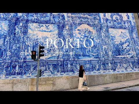 Viagem ao Porto🇵🇹#2｜Passear pelo Porto, fazer compras no mercado do Bolhão, visitar lojas e souvenirs, saborear comida portuguesa｜ Viagem a Portugal｜Vídeo de viagem