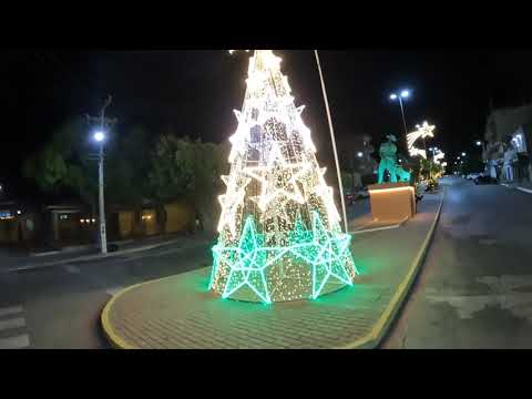 Pelas Ruas de São José do Egito PE a noite que já está em Clima de Natal #nordeste