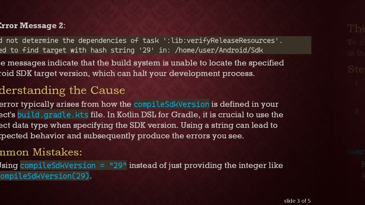 Fixing Kotlin Multiplatform Build Failures: Target Configuration for Android