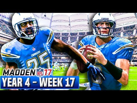 Madden 17 Chargers Franchise Year 4 - Week 17 vs Colts | Ep.88