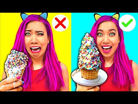 Weird Funny Smart Food Hacks That Everyone Should Know! (CC Available)