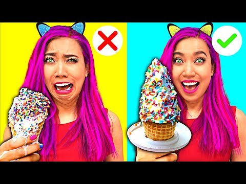 Weird Funny Smart Food Hacks That Everyone Should Know! (CC Available) Video