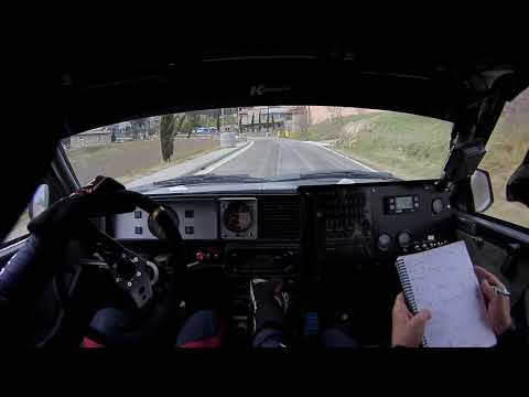 A.Battistolli - L.Cazzaro (Lancia Delta) - Rally Val d'Orcia 2019