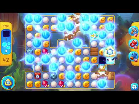 Fishdom 5768 Level - 17 moves - NO BooSTERS