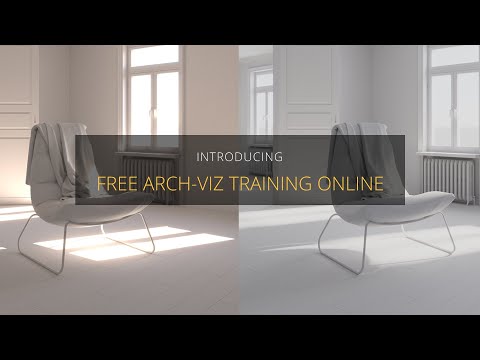 Free Evermotion ArchViz Training Online + Free Scene! (INTRODUCTION)