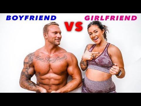 I TRIED MY BOYFRIENDS WORKOUT! ** INTENSE ** Video