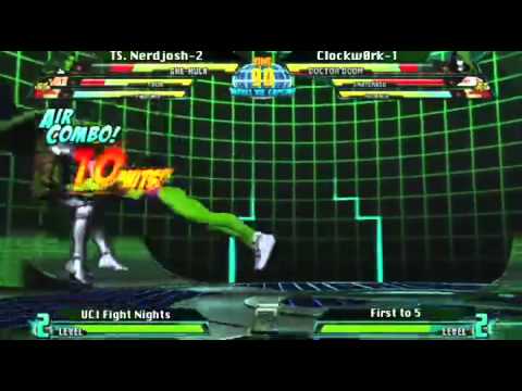 UCI Fight Nights:  1st To 5 TS. NerdJosh Vs. Clockw0rk