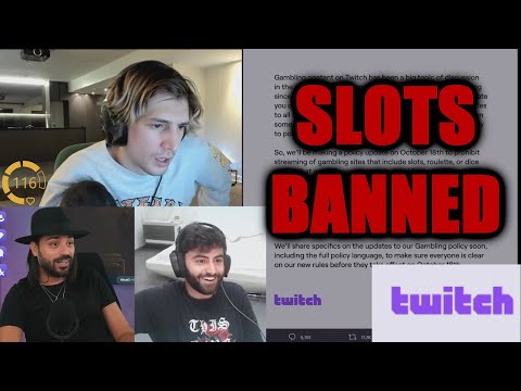 TWITCH BANNING SLOTS REACTIONS (XQC, ROSHSTEIN, YASSUO)