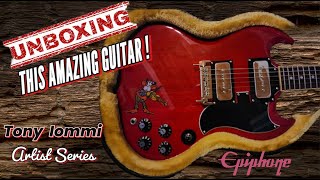 Video thumbnail for Unboxing the Mighty Tony Iommi Epiphone Monkey SG Special | P90 Pro Pickups & Orange Drop Capacitors by FULTON STREET BEATS