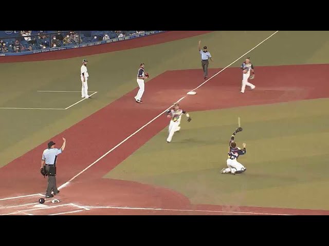 【6回裏】ライオンズ・森 強風の中でナイスキャッチ!! 2021/8/18 M-L