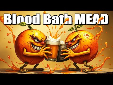 Mead with Blood Oranges!  Blood Bath Contender #1