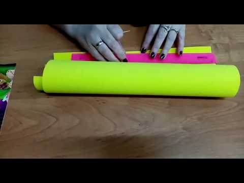 Видео урок «Цветок из фоамирана»