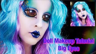 Doll Makeup Tutorial Big Eyes