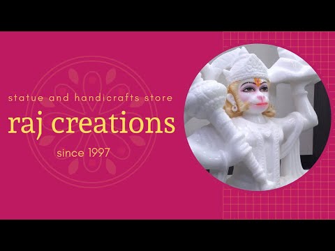 Marble Hanuman Ji Statue in Jaipur