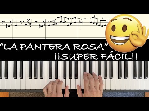 The Pink Panther (SUPER EASY) + Free Sheet Music [Piano Tutorial]