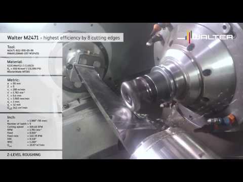 M2471 copy milling cutter - optimum cost efficiency thanks to maximum number of cutting edges