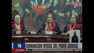 Poder Judicial de Venezuela rechazó anuncio de Trump sobre bloqueo naval a buques petroleros