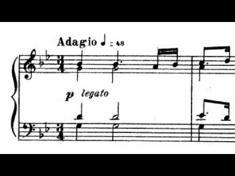 Anatoly Lyadov - Sarabande in G minor (audio + sheet music)