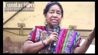 preview picture of video '20may2012 - Palabras agradecimiento de Rosalina Tuyuc por homenaje (fragmentos)'