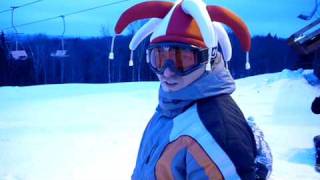 preview picture of video 'FUN Night Snowboarding in Stepanovo / ночное катание в степаново'