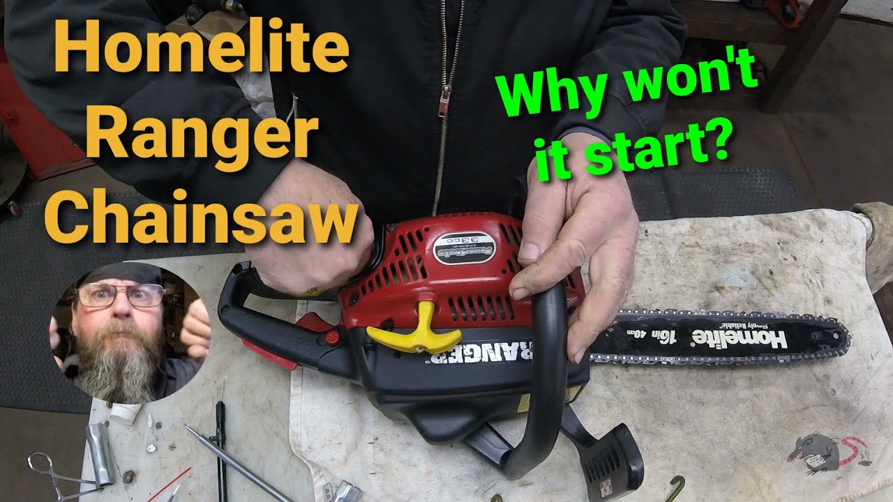 Homelite Ranger Chainsaw Won't Start