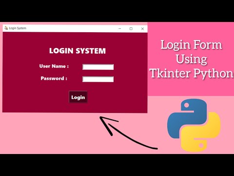 Login Validation Using Tkinter Python