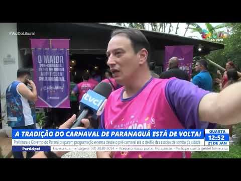 A TRADIÇÃO DO CARNAVAL DE PARANAGUÁ ESTÁ DE VOLTA!