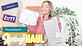 *HUGE* B&M, POUNDLAND, THE RANGE HOMEWARE AND GARDEN HAUL // SPRING 2021