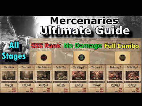 Resident Evil Village: Ultimate Mercenaries Guide (All Stages SSS Rank / No Damage / Full Combo)