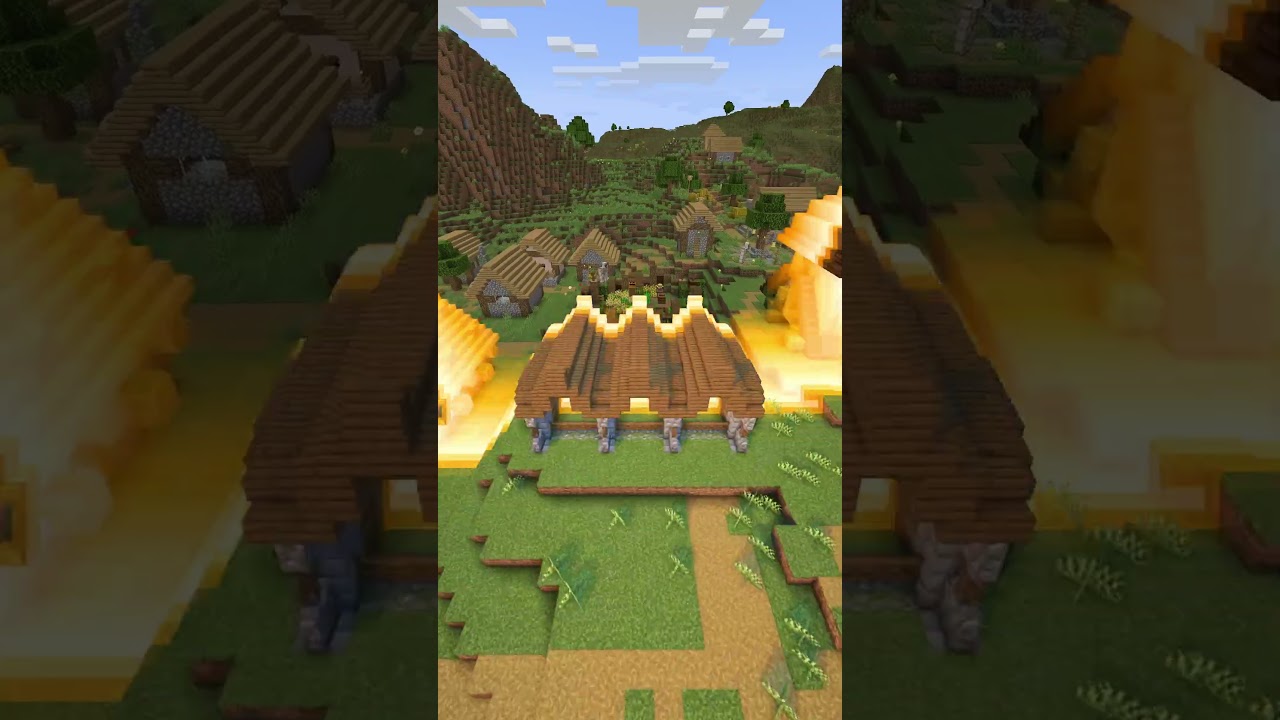 【マイクラ】友達の家を見つけたら。 #マイクラ