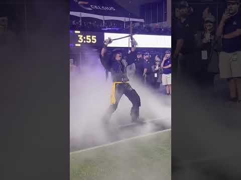 #ecufootball #pirates #ecu #football #entrance #purplehaze