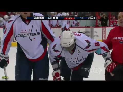 (HD Slow-Mo) Alex Ovechkin's Cheap Shot On Tim Gleason (11-30-2009)