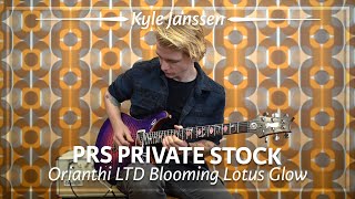 Video thumbnail for PRS Private Stock Orianthi LTD Edition Blooming Lotus Glow played by Kyle Janssen | Demo by TFOA Demos