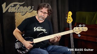 Video thumbnail for Vintage V96 BASS Guitar by Gear