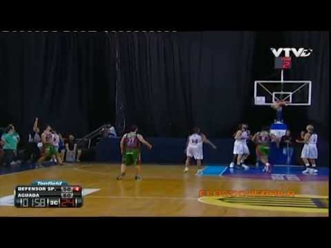 #LUB: Triple y foul de Rodrigo Trelles. Aguada 81-70 Defensor Sporting