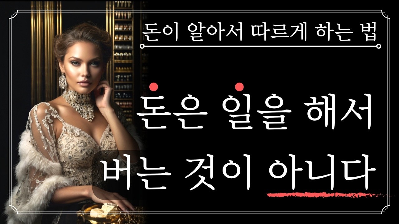 당신의 1년 수입을 1달 수입으로 만들어줄 부의 원리 | 돈을 좇지 말고 따르게 하라! | 밥 프록터