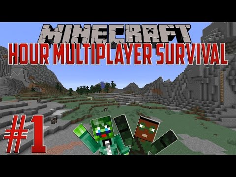 SizzleGames - Minecraft Multiplayer Survival - Episode 1: Surviving in Multiplayer Survival! (Hour)