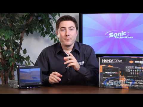 Soundstream VIR-8310NRB with 8.3" Flip-Out Screen
